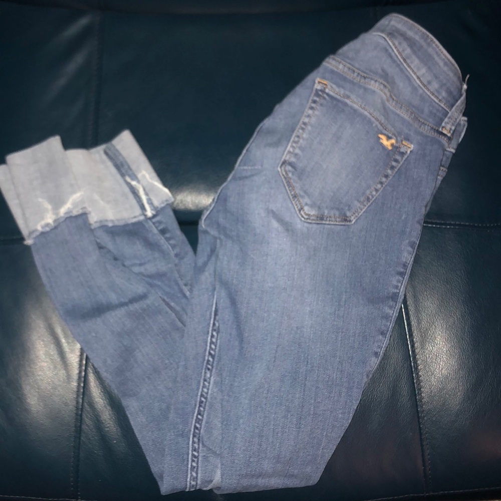 Hollister Low Rise Jean Legging Crop Jeans